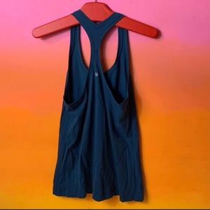 lululemon athletica • teal green racerback tank top m/l